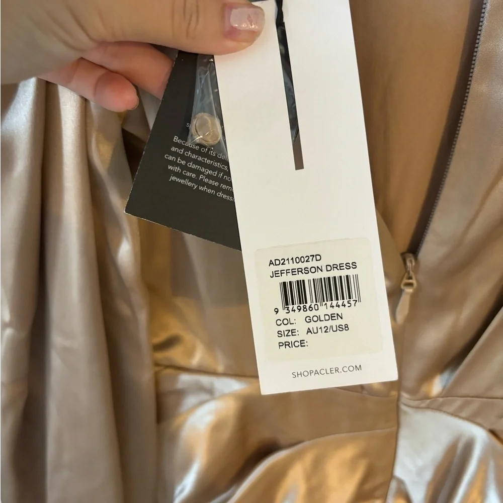 Acler concealed dress accents